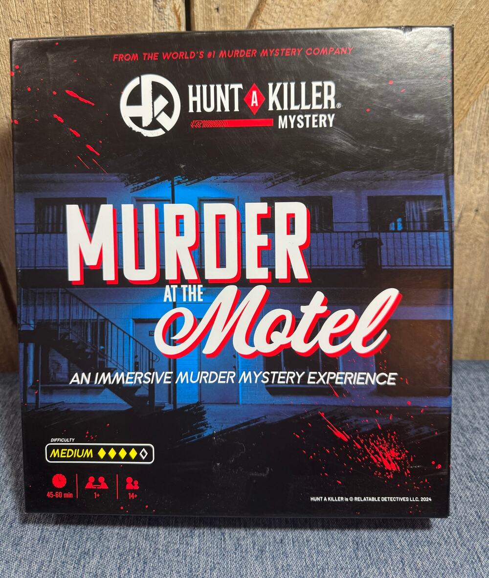 HUNT A KILLER Murder At The Motel Mystery Party Game Who Dun It Experience